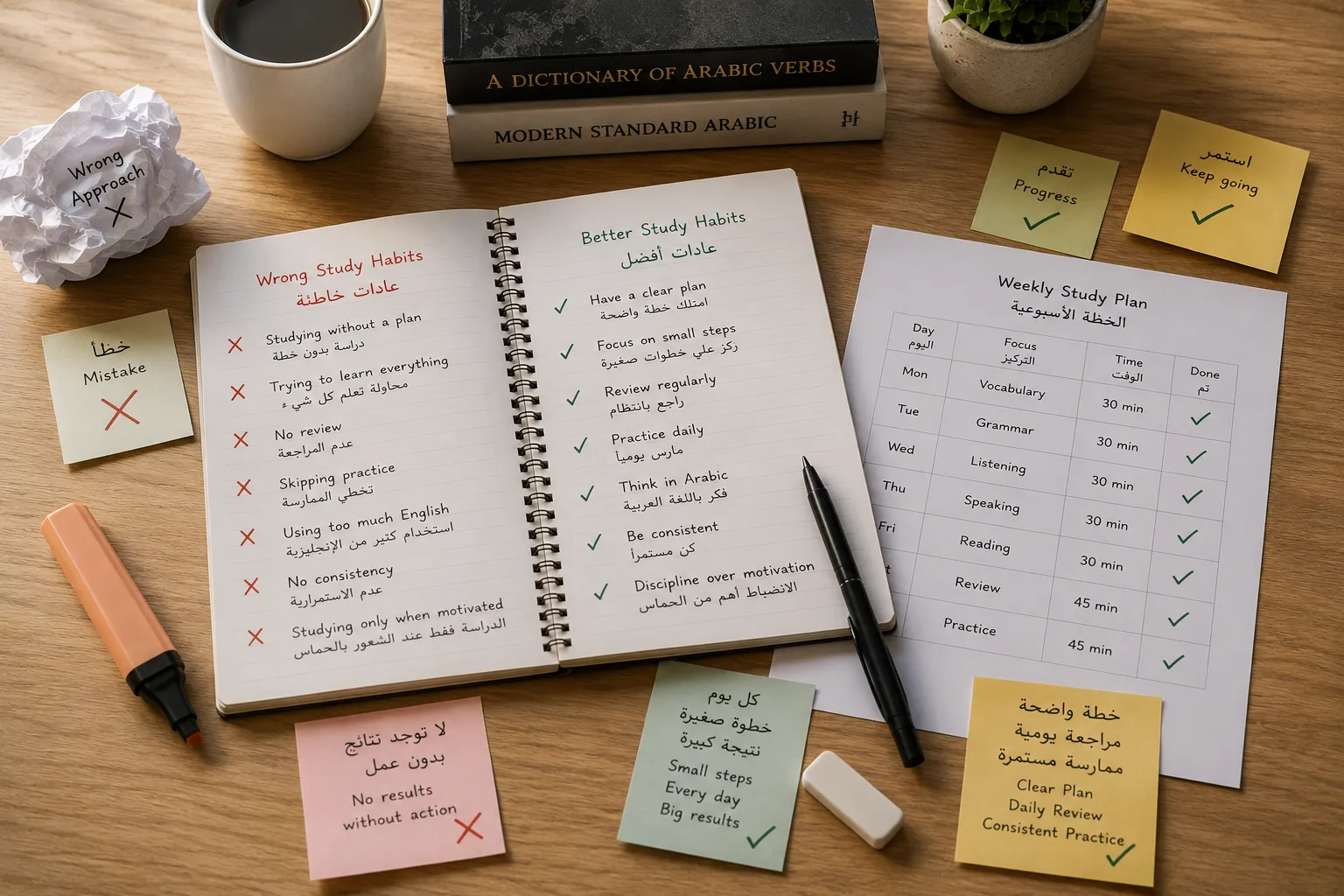 Common mistakes in language learning