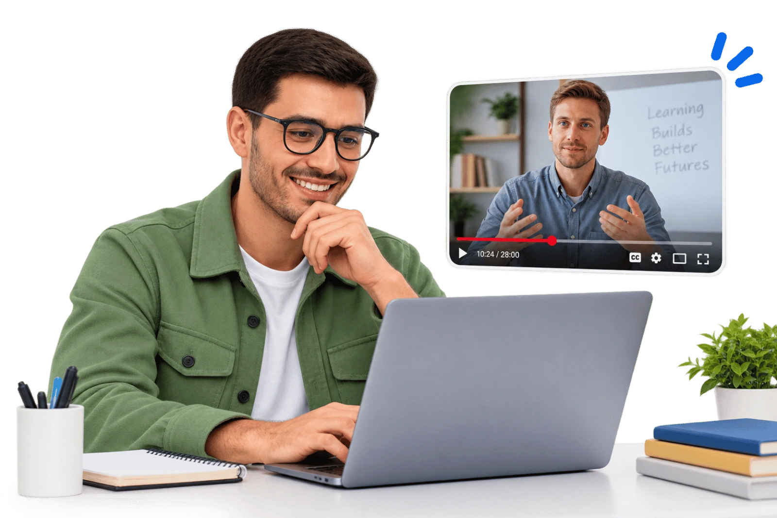Recorded video lessons